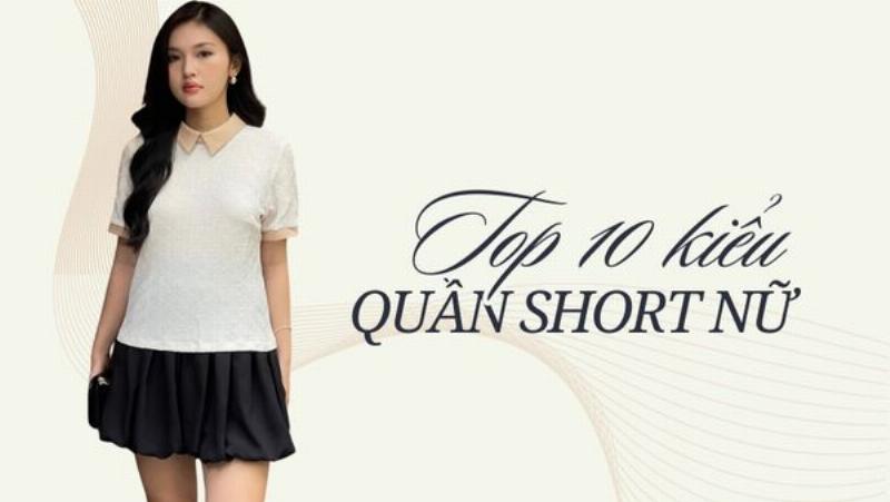 Gợi ý phối quần short thể thao nữ theo phong cách athleisure sành điệu.