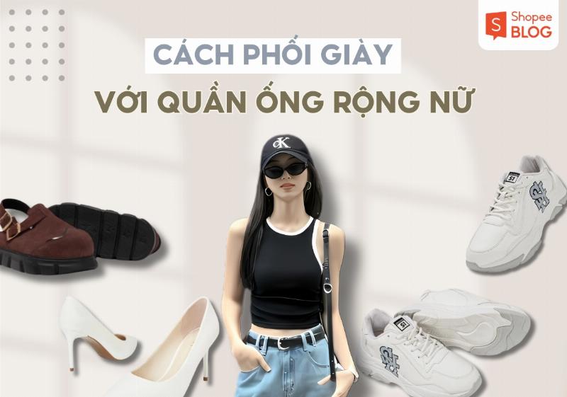Lua chon cac loai giay phu hop voi quan tay ong dung nu nhu cao got, bep, sneakers.