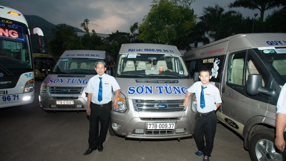 Hệ thống các điểm đón trả khách và trung chuyển của nhà xe Sơn Tùng.