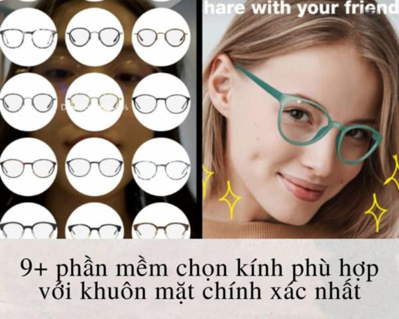 Một người đàn ông đang thử các kiểu gọng kính cận nam chính hãng khác nhau, kiểm tra sự phù hợp với khuôn mặt mình trước gương