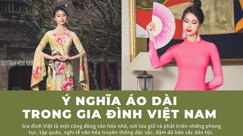 Chọn màu áo dài Tết 2021 hợp phong thủy, mang lại may mắn cho gia đình
