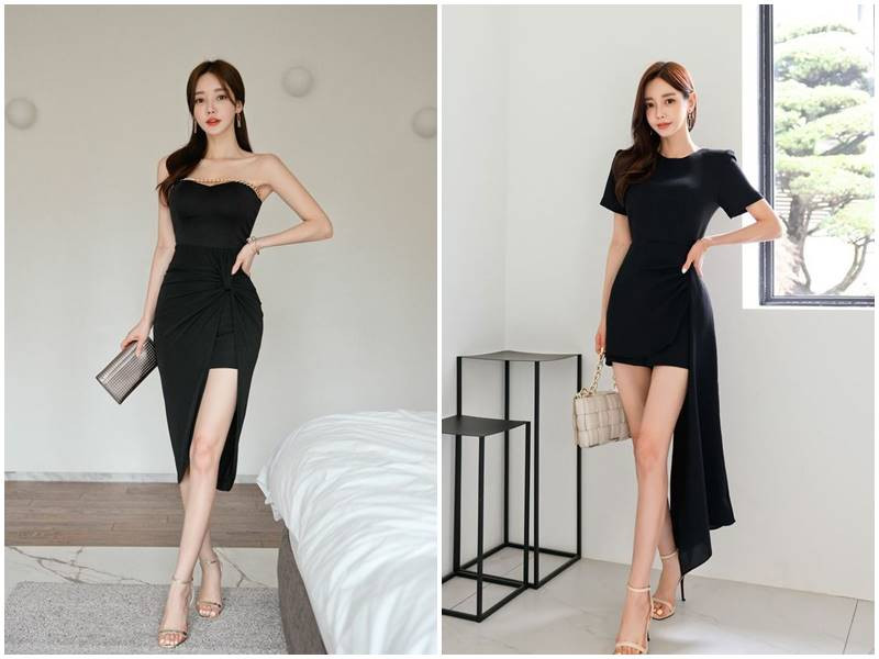 Đầm ôm body đen, gợi cảm và sang chảnh cho mọi buổi tiệc