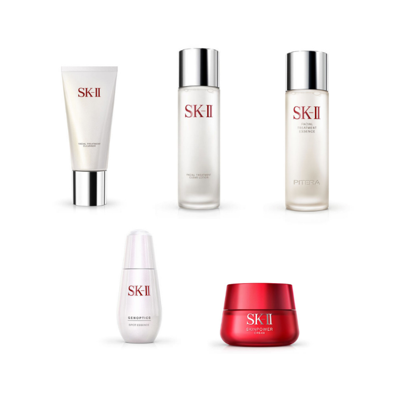 Hình ảnh một làn da căng bóng, mịn màng và trẻ trung sau khi dùng mỹ phẩm chống lão hóa SK-II