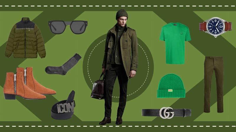 Người mẫu nam phối đồ với áo ấm mùa đông cho nam, thể hiện phong cách layering thông minh và thời thượng