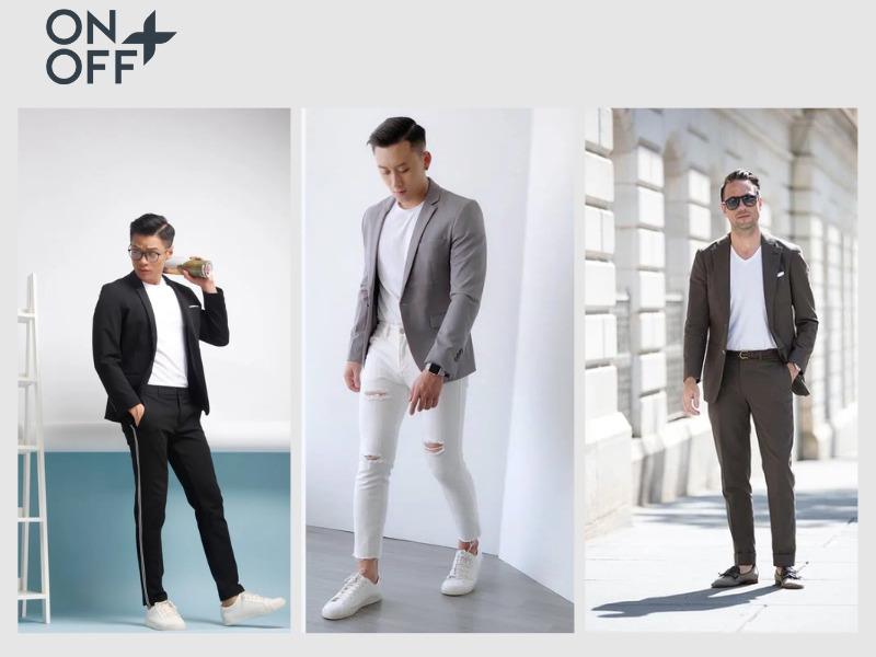 Người đàn ông lịch lãm trong bộ suit màu xanh navy tại đám cưới sang trọng, thể hiện phong cách đi đám cưới mặc gì nam tinh tế.