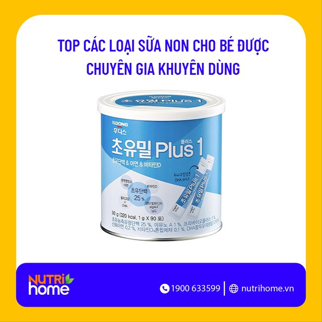 Sữa non Ildong Hàn Quốc tăng cường trí não và tiêu hóa