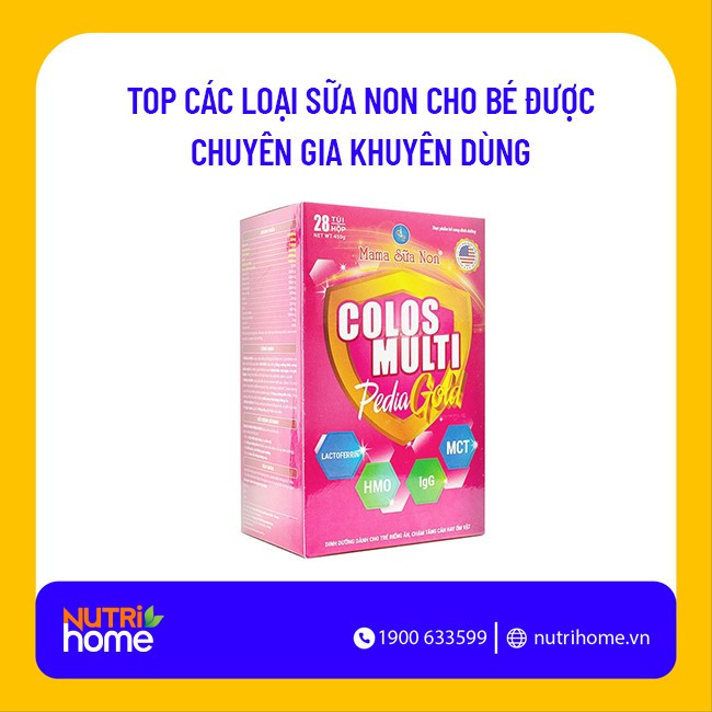 Sữa non Mama Colos Multi Pedia Gold bổ sung dinh dưỡng toàn diện