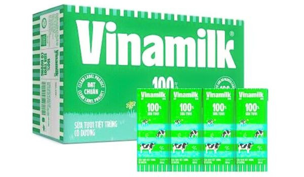 Một thùng sữa Vinamilk 180ml thường gồm 48 hộp giấy nhỏ gọn