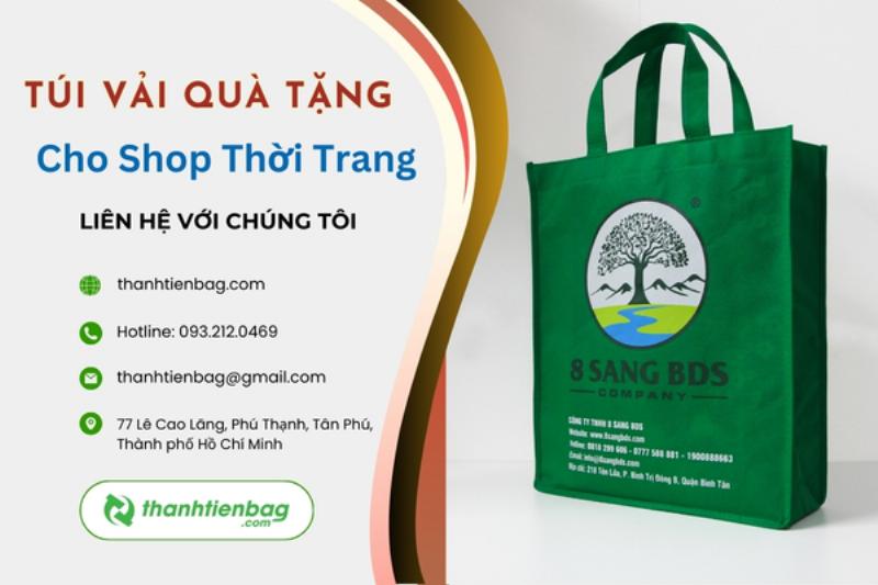 Túi vải canvas thời trang, bền đẹp và thân thiện môi trường
