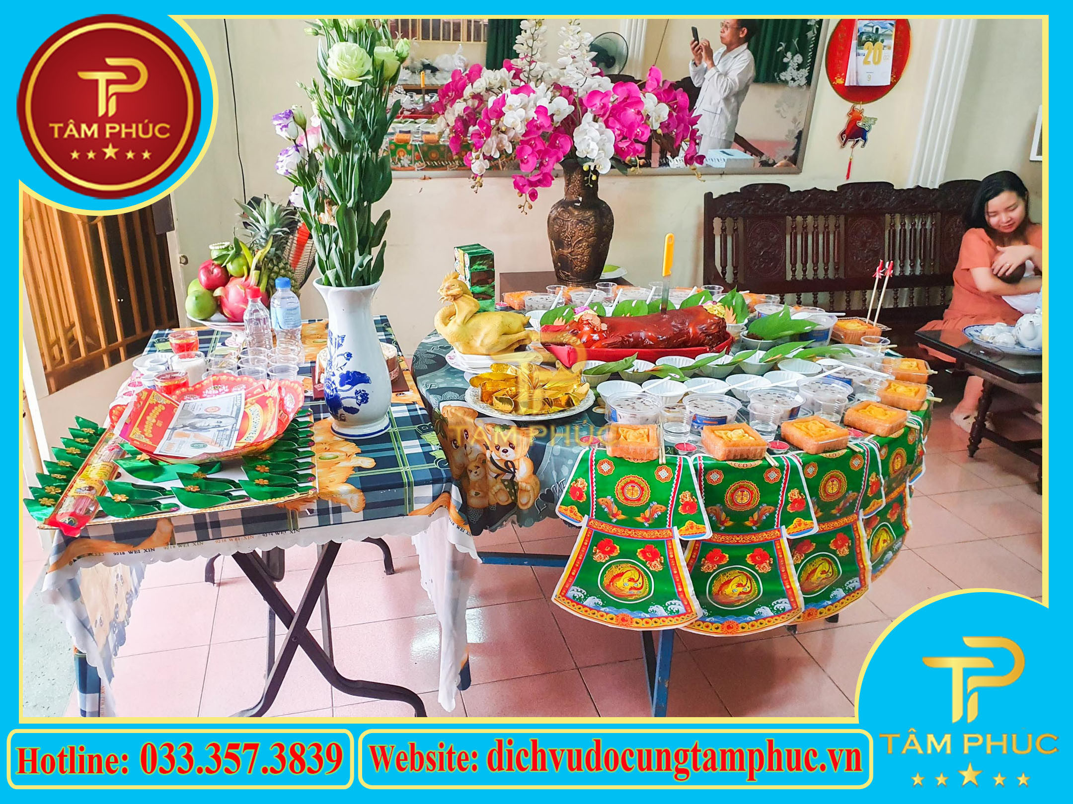 Lễ vật cúng thôi nôi bé trai theo phong tục truyền thống