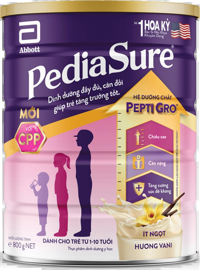 Sữa Pediasure 1-10 tuổi bao bì mới