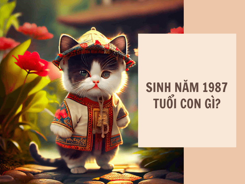 Người sinh năm 1987 tuổi con Mão theo âm lịch