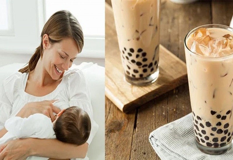 Mẹ cho con bú không nên uống trà sữa để đảm bảo sức khỏe