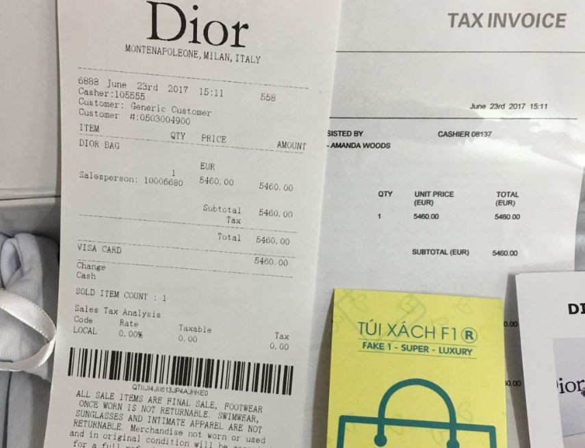 Hàng like auth vẫn sẽ có bill và box y hệt hàng chính hãng