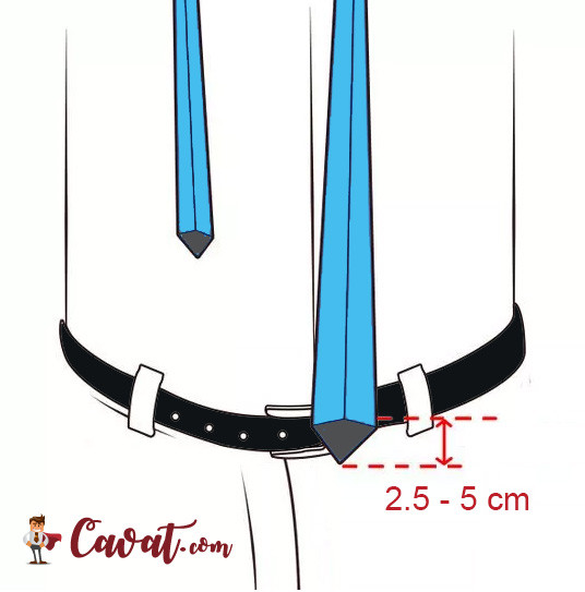 Kiểm tra độ dài bản rộng của cà vạt Pratt