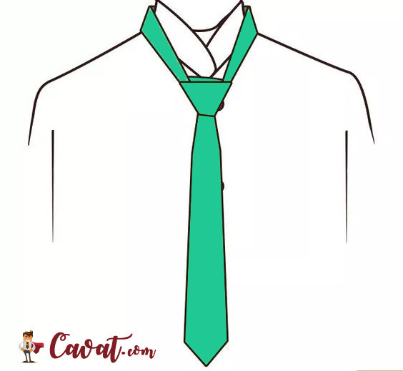 Điều chỉnh và hoàn thiện nút thắt cà vạt Half Windsor