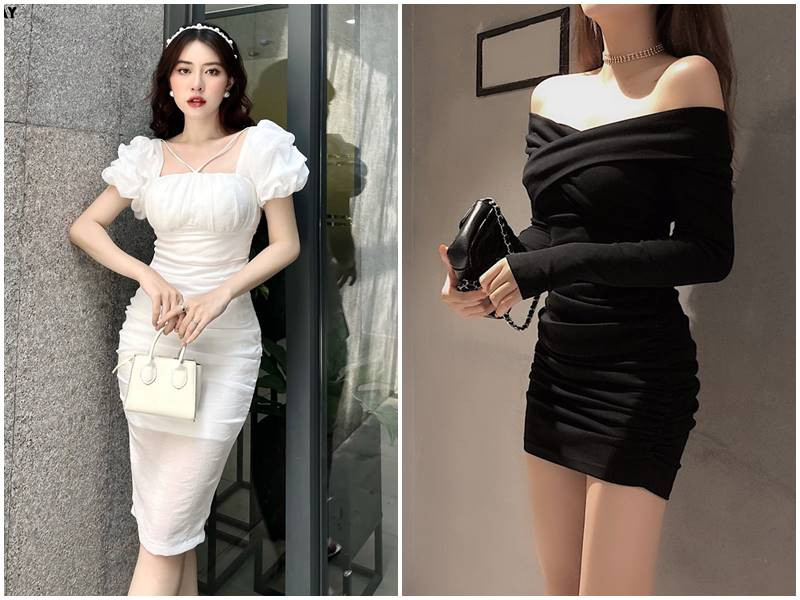 Đầm ôm body đơn giản nhưng cực kỳ quyến rũ