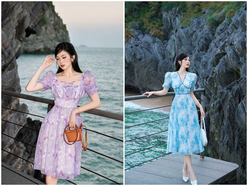 Đầm maxi dự tiệc mới mẻ, trẻ trung