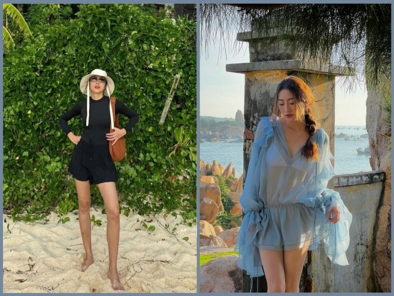Outfit đi biển cho nữ cá tính với jumpsuit