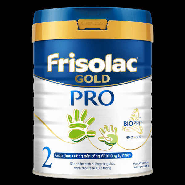 Sữa Frisolac Gold Pro số 2, 800g (6-12 tháng)