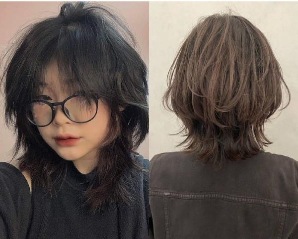 kiểu tóc short wolf cut năng động cá tính