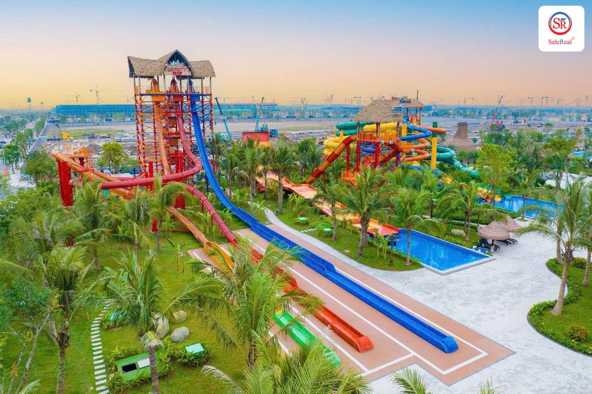 Trải nghiệm các trò chơi cảm giác mạnh tại công viên nước VinWonders Ocean Park 3