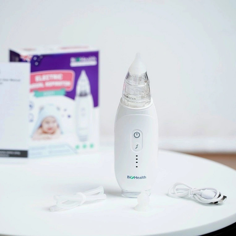 Máy hút mũi BioHealth được làm từ chất liệu an toàn, 100% không chứa BPA