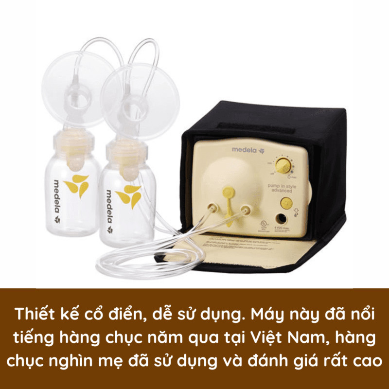 Các tính năng nổi bật của máy hút sữa Medela Pump Advanced