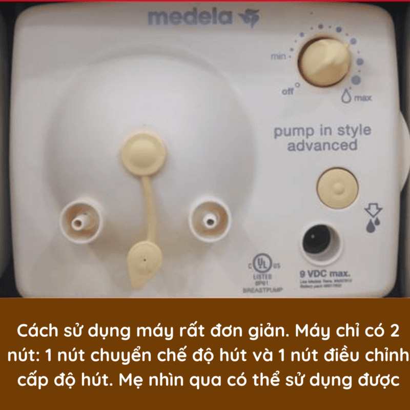 Thiết kế bền bỉ và dễ sử dụng của máy hút sữa điện đôi Medela Pump