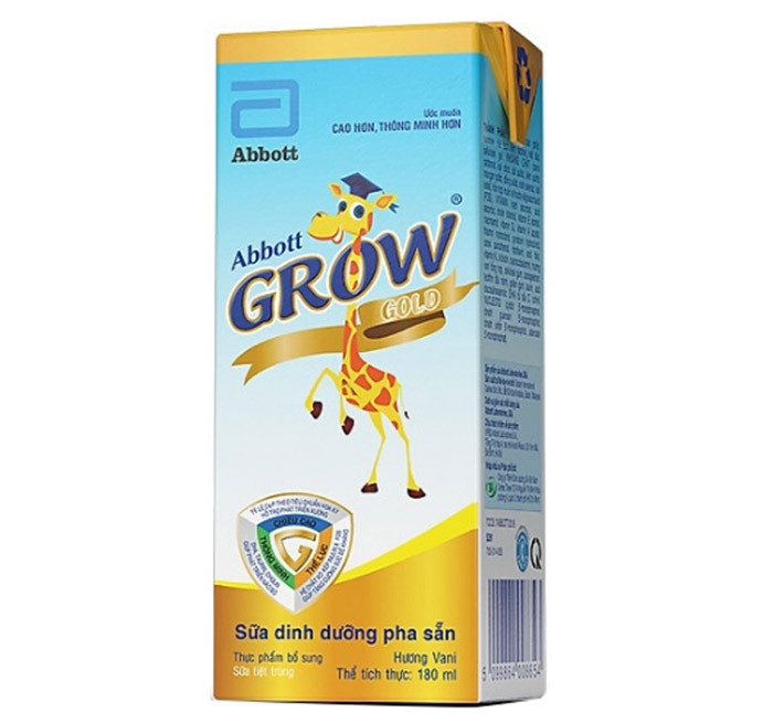 Sữa dinh dưỡng pha sẵn Abbott Grow Gold bổ sung dưỡng chất thiết yếu cho bé