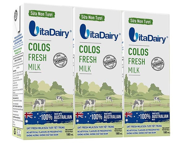 Sữa non tươi VitaDairy Colos Fresh Milk tăng cường miễn dịch tự nhiên