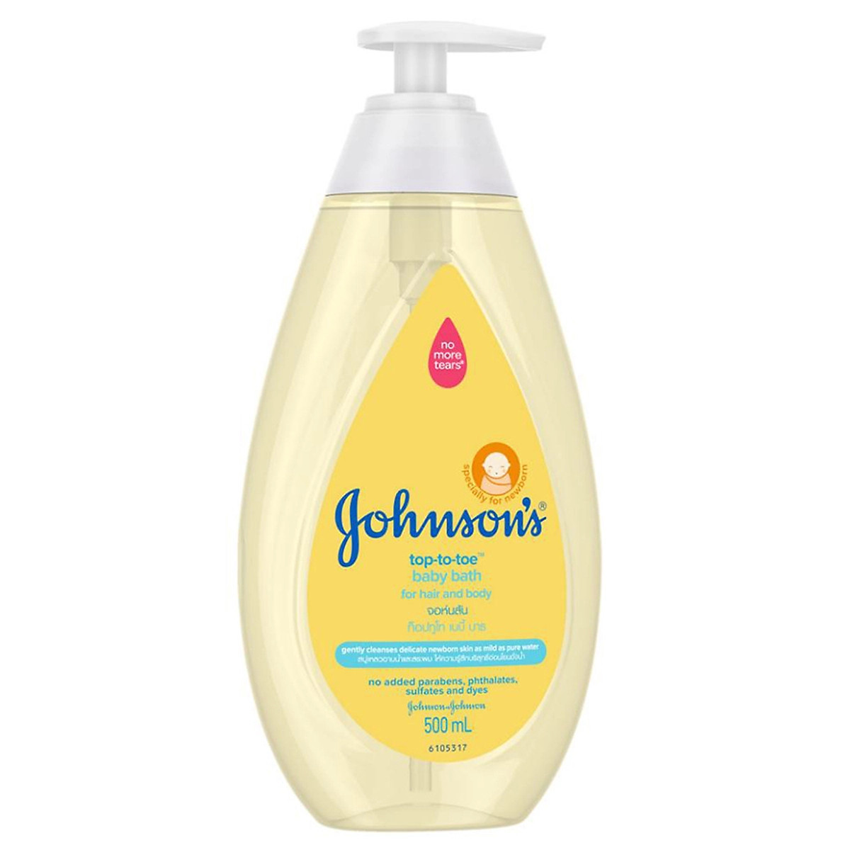 Sữa tắm gội Johnson Baby giúp dưỡng ẩm da bé mềm mại