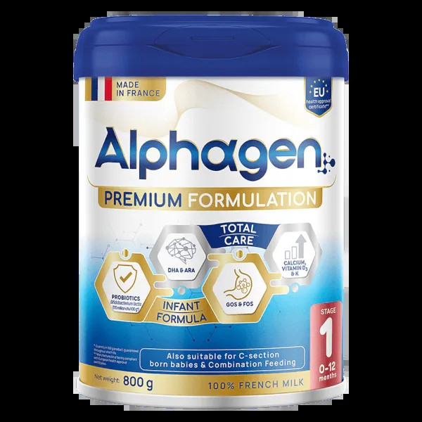 Sữa tăng cân cho trẻ 6-12 tháng Alphagen