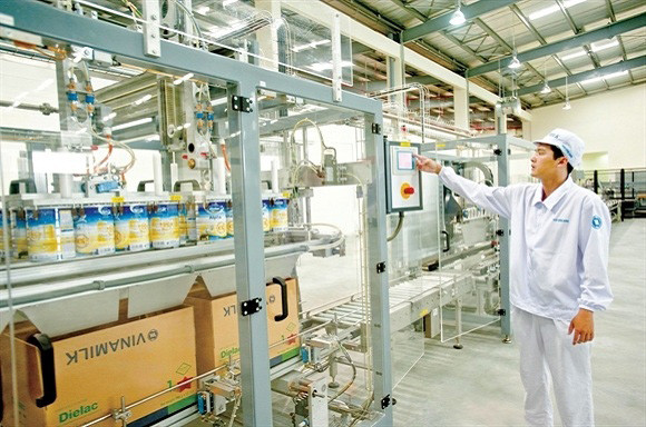 Dây chuyền sản xuất sữa bột Optimum Gold tự động hóa cao, đảm bảo vệ sinh an toàn thực phẩm.