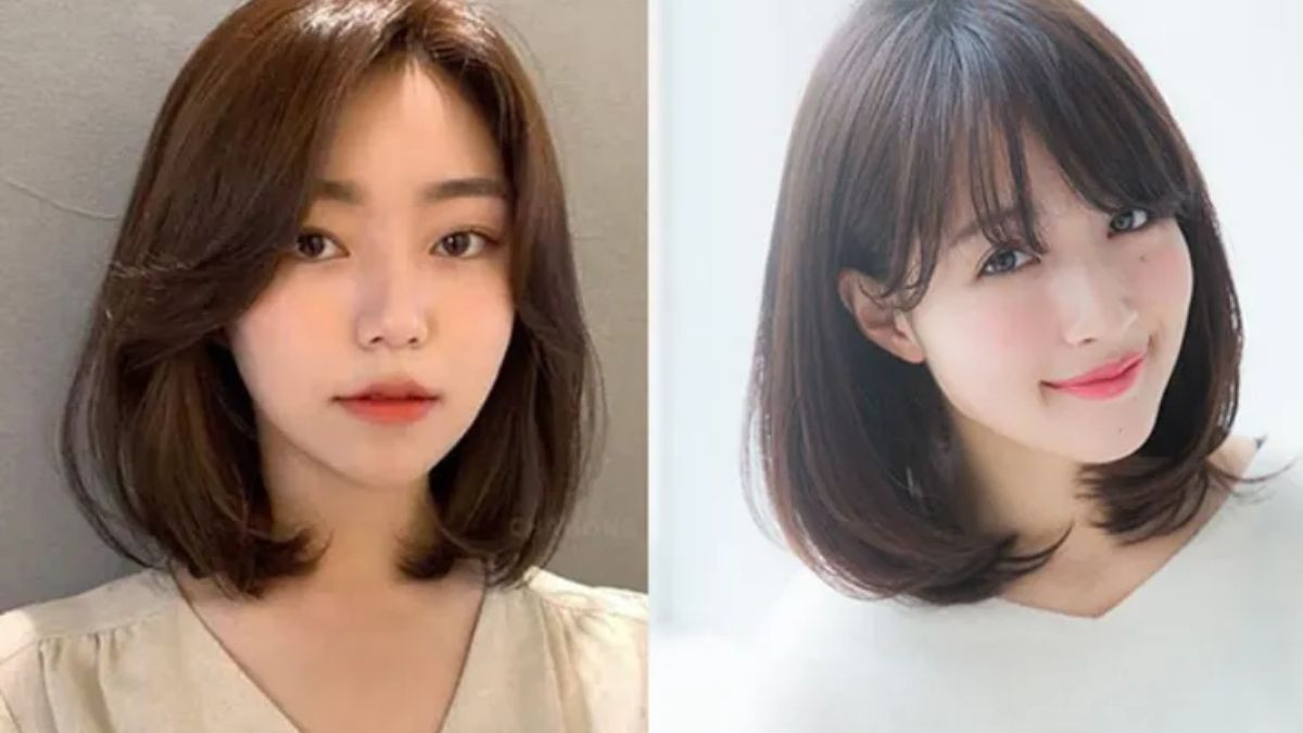Kiểu tóc ngắn ngang vai uốn cụp nhẹ nhàng cho nữ