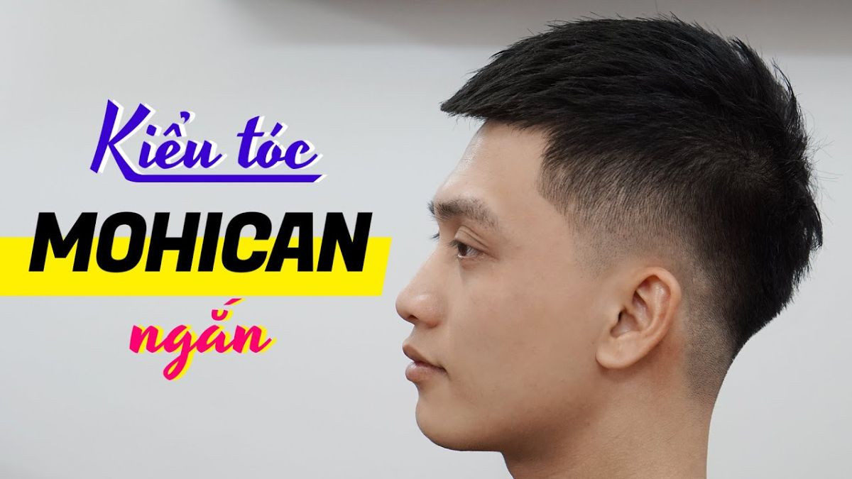 Kiểu tóc ngắn nam Mohican trẻ trung, năng động