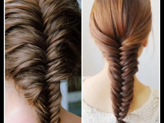 Hướng dẫn tết tóc đuôi cá lệch vai dễ làm