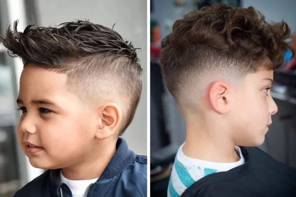 Bé trai với kiểu tóc Undercut năng động, mát mẻ, đặc biệt hợp với khuôn mặt dài