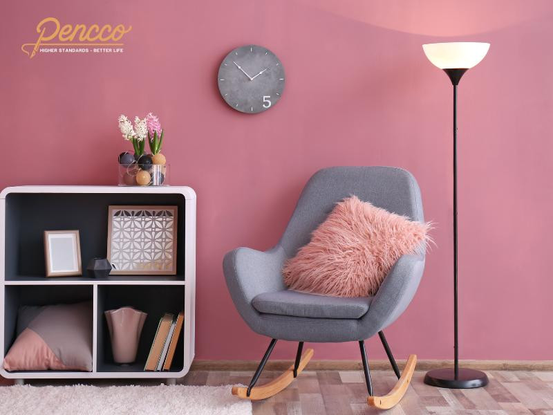 Gợi ý màu sơn nhà và nội thất cho người tuổi Thân mệnh Hỏa, bao gồm các tông hồng nhạt