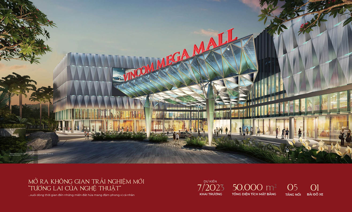 Không gian mua sắm sang trọng với đa dạng thương hiệu tại Vincom Grand Park