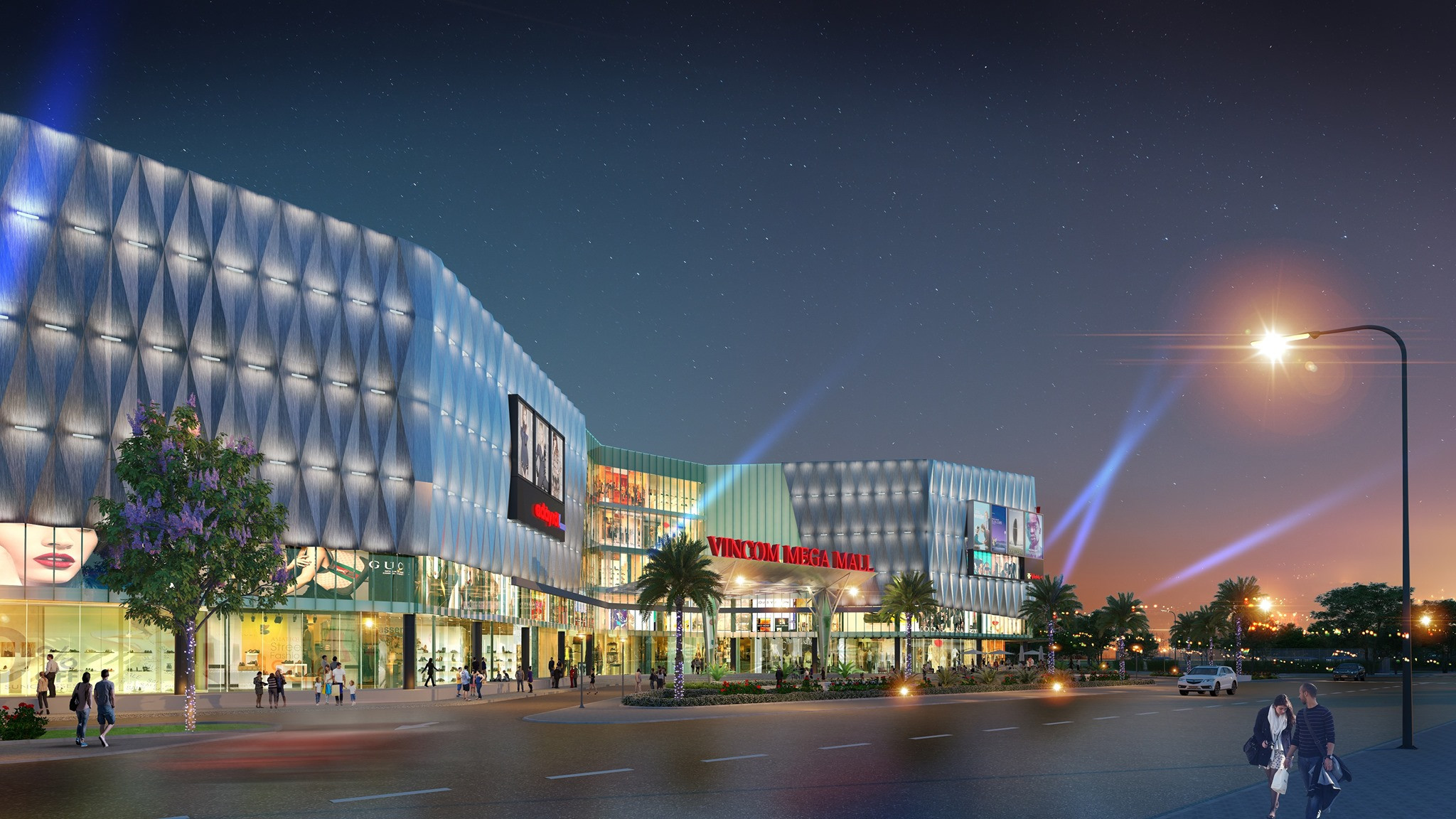 Bản đồ vị trí trung tâm thương mại Vincom Mega Mall Grand Park Quận 9