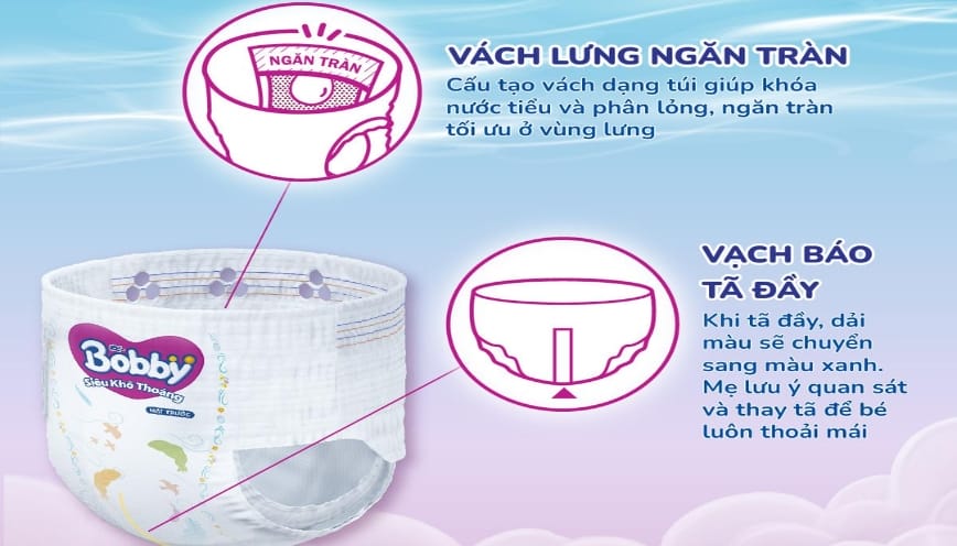 Những ưu điểm nổi bật của tã quần size S Bobby