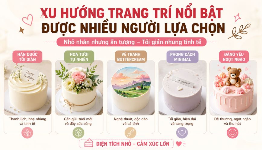 Xu hướng trang trí nổi bật được nhiều người lựa chọn