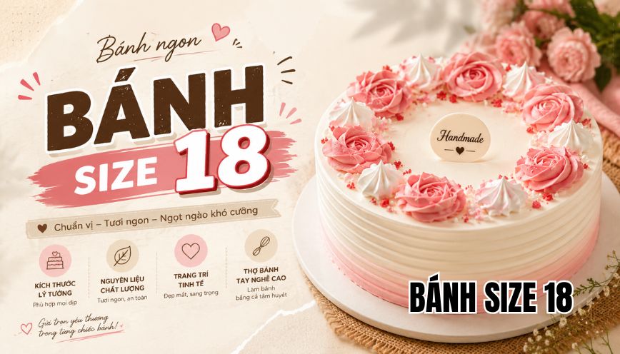 Bánh size 18