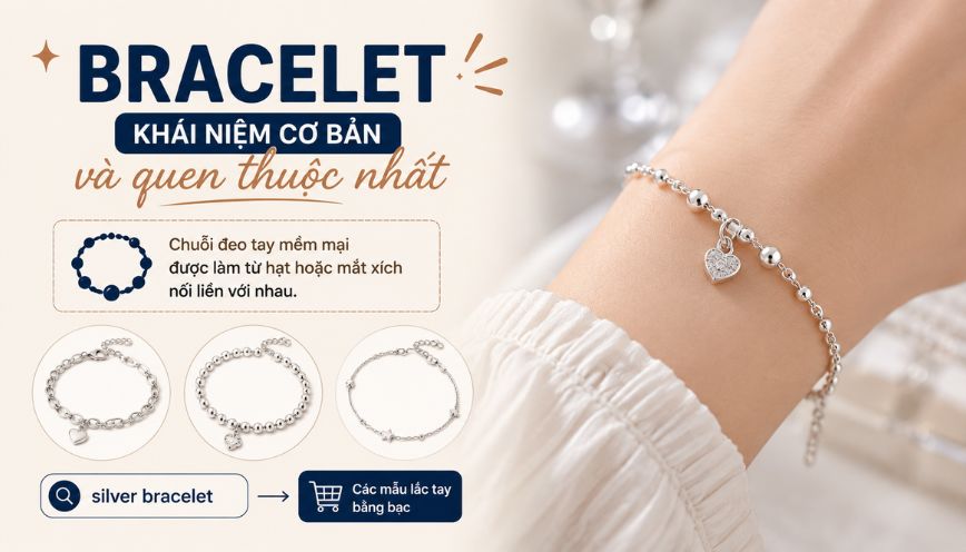 Bracelet khái niệm cơ bản và quen thuộc nhất