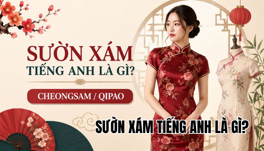 Sườn xám tiếng Anh là gì