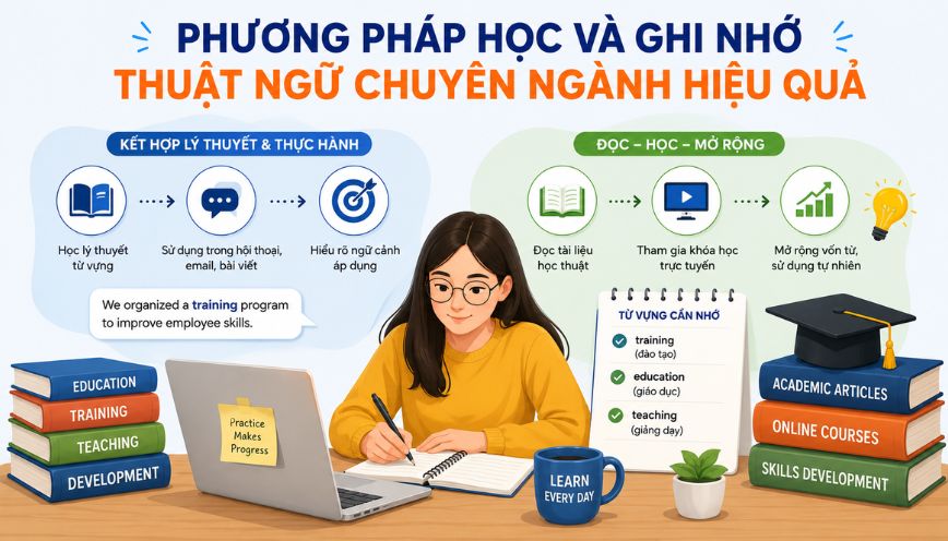 Phương pháp học và ghi nhớ thuật ngữ chuyên ngành hiệu quả